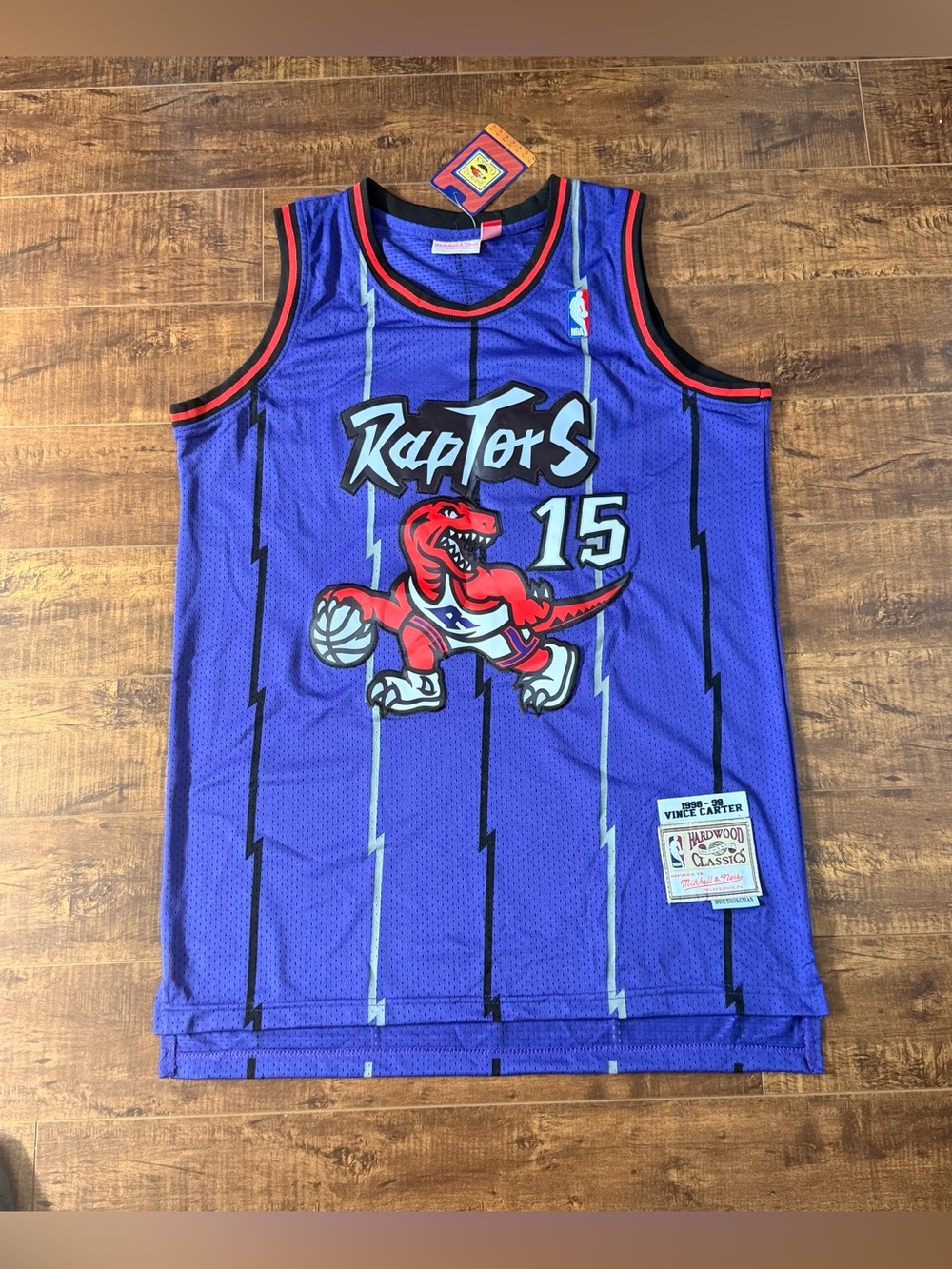 Mitchell & Ness Toronto Raptors Jersey Vince Carter Purple Size Medium NEW